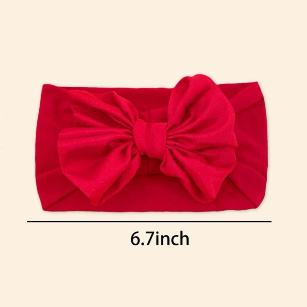 Ready Red bow Headwrap - Picture 4 of 4